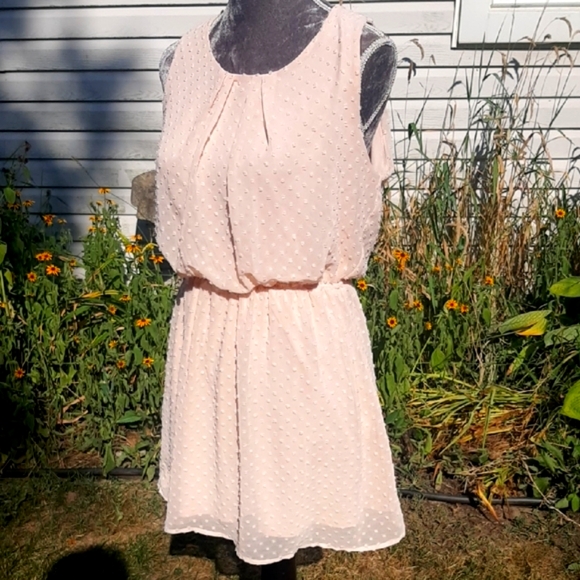 Forever 21 Dresses & Skirts - Forever 21 Light Pink Sleeveless Mini Dress Size S